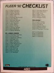 Checklist 4 Football Cards 1992 Fleer Prices