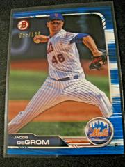 Jacob deGrom [Blue] Baseball Cards 2019 Bowman Prices