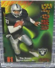 Tim Brown [Super Rave] #131 Football Cards 1998 Skybox Thunder Prices
