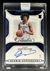 Jalen Williams [Blue] #4 Basketball Cards 2022 Panini Flawless Rookie Autograph Prices