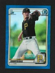 Aaron Shortridge [Blue Refractor] #BCP-9 Baseball Cards 2020 Bowman Chrome Prospects Prices