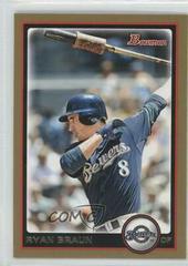 Ryan Braun [Gold] #1 Baseball Cards 2010 Bowman Prices