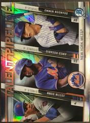 Justin Dunn, Amed Rosario, Brandon Nimmo Baseball Cards 2017 Bowman Talent Pipeline Prices