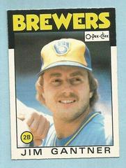 Jim Gantner #51 Baseball Cards 1986 O Pee Chee Prices