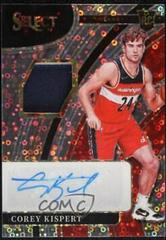 Corey Kispert [Disco Prizm] #RJ-CKS Basketball Cards 2021 Panini Select Rookie Jersey Autographs Prices