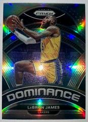 LeBron James [Silver] Basketball Cards 2022 Panini Prizm Dominance Prices