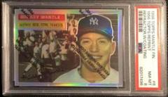 1956 Topps Reprint [Refractor,w/ Coating] #6 Baseball Cards 1996 Topps Mantle Finest Prices