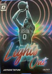 Jayson Tatum [Red Gold Wave] #1 Basketball Cards 2022 Panini Donruss Optic Lights Out Prices