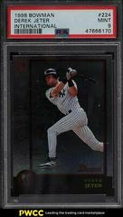Derek Jeter #224 Baseball Cards 1998 Bowman International Prices