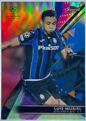 Luis Muriel [Red] Soccer Cards 2021 Topps Finest UEFA Champions League Prices