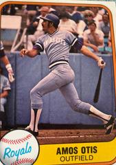 Amos Otis [Batting] #32 Baseball Cards 1981 Fleer Prices