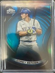Corey Seager [Blue] #1 Baseball Cards 2022 Topps Chrome Black Prices