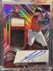 Seth Beer [Jersey Autograph Neon Pink] #128 Baseball Cards 2022 Panini Chronicles Spectra Prices