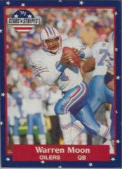 Warren Moon Football Cards 1991 Fleer Stars and Stripes Prices