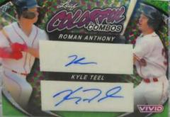 Roman Anthony [Yellow Laser] #BA-RA2 Baseball Cards 2023 Leaf Vivid Autograph Prices