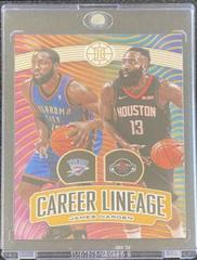 James Harden [Orange] Basketball Cards 2019 Panini Illusions Career Lineage Prices