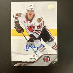 Brett Seney [Autograph] #1 Hockey Cards 2022 Upper Deck AHL Prices
