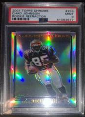 Chad Johnson [Rookie Refractor] #259 Football Cards 2001 Topps Chrome Prices