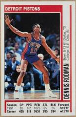 Dennis Rodman #130 Basketball Cards 1991 Panini Sticker Prices