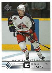 Mathieu Darche #187 Hockey Cards 2001 Upper Deck Prices