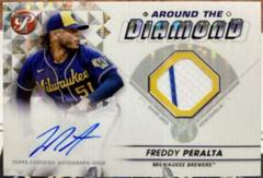 Freddy Peralta [Refractor] #ADR-FP Baseball Cards 2023 Topps Pristine Around the Diamond Autograph Relic Prices