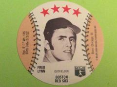 Fred Lynn Baseball Cards 1977 Detroit Caesars Discs Prices