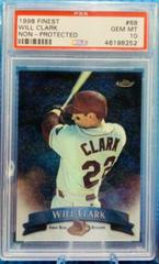 Will Clark [Non Protected Refractor] Baseball Cards 1998 Finest Prices