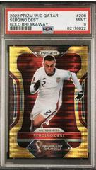 Sergino Dest [Breakaway Gold] #206 Soccer Cards 2022 Panini Prizm World Cup Prices
