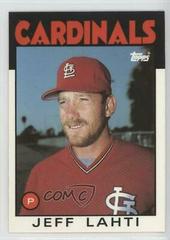 Jeff Lahti #33 Baseball Cards 1986 Topps Tiffany Prices