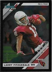 Larry Fitzgerald [Black Press Proof] #10 Football Cards 2019 Donruss Prices