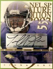 Terrell Suggs [Blue] #TS Football Cards 2003 SP Signature Signature Edition Prices