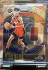Jalen Green #22 Basketball Cards 2021 Panini Select Numbers Prices
