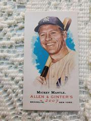 Mickey Mantle [Mini Allen & Ginter Back] #7 Baseball Cards 2007 Topps Allen & Ginter Prices