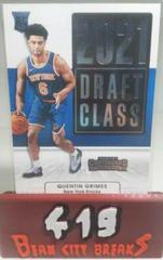 Quentin Grimes Basketball Cards 2021 Panini Contenders Draft Class Prices