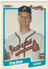 Greg Olson #U-5 Baseball Cards 1990 Fleer Update Prices