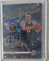 Nikola Jokic [Blue Ice] Basketball Cards 2021 Panini Contenders Optic Playing the Numbers Game Prices