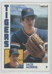 Jack Morris #195 Baseball Cards 1984 Topps Nestle Prices