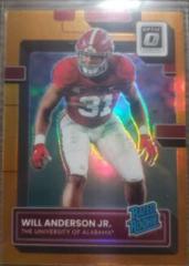 Will Anderson Jr. [Orange] #3 Football Cards 2023 Panini Chronicles Draft Picks Donruss Optic Rated Rookie Prices