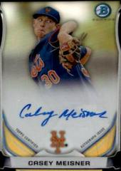 Casey Meisner [Chrome Black Wave Refractor] #CM Baseball Cards 2014 Bowman Prospect Autograph Prices