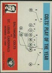 Baltimore Colts Football Cards 1965 Philadelphia Prices
