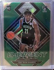 Day'Ron Sharpe [Green Prizm] #27 Basketball Cards 2021 Panini Prizm Emergent Prices