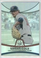 Gerrit Cole [Refractor Thick Stock] #PP32 Baseball Cards 2010 Bowman Platinum Prospects Prices