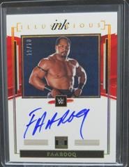 Faarooq #IL-FRQ Wrestling Cards 2022 Panini Impeccable WWE Illustrious Ink Autographs Prices
