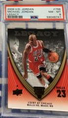 Michael Jordan #798 Basketball Cards 2008 Upper Deck Jordan Legacy Prices