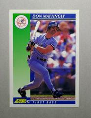 Don Mattingly Baseball Cards 1992 Score Prices