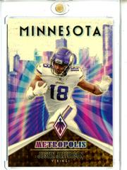 Justin Jefferson #MT-2 Football Cards 2023 Panini Phoenix Metropolis Prices