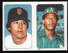 Atlee Hammaker, Rickey Henderson Baseball Cards 1984 O Pee Chee Stickers Prices