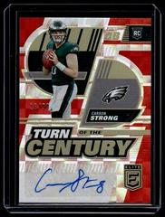 Carson Strong #TC-11 Football Cards 2022 Panini Donruss Elite Turn of the Century Autographs Prices