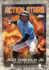 Jazz Chisholm Jr. [Orange] #ASC-30 Baseball Cards 2023 Topps Chrome Update Action Stars Prices