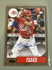 Alejo Lopez [Gold] #87BA-AL Baseball Cards 2022 Topps 1987 Autographs Prices